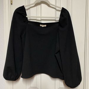 Madewell Puff Sleeve top size Large